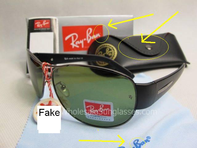 ray ban sunglasses real vs fake